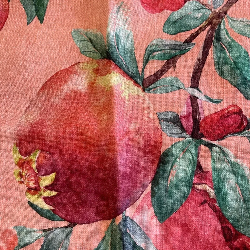 Pomegrante Botanical Pillow Cover Throw‎ Accent 20